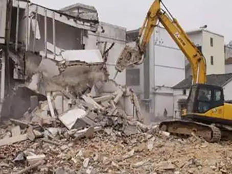 红坪镇旧房改造拆除
